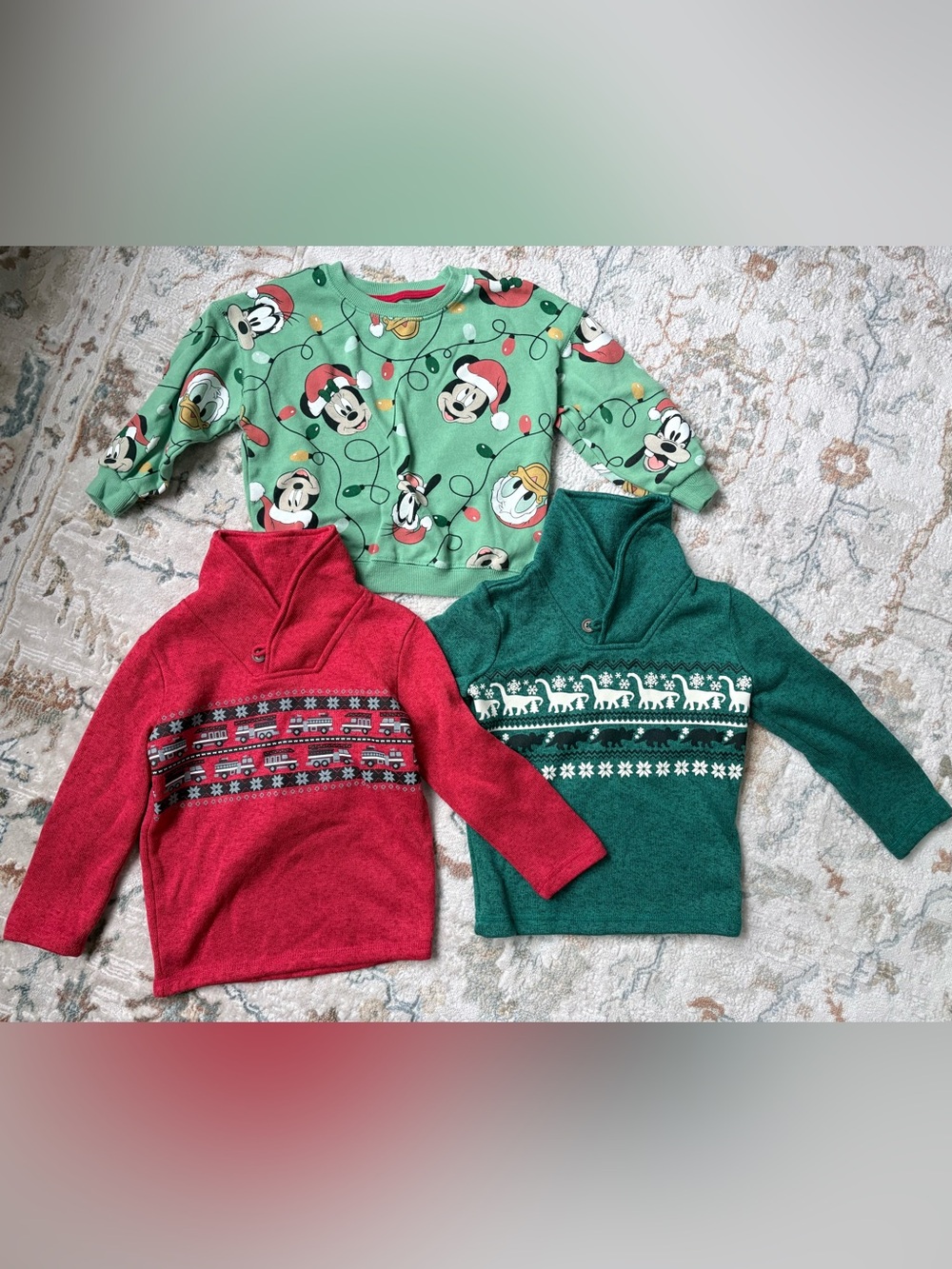 Lot of 3t Boy Holiday Sweaters